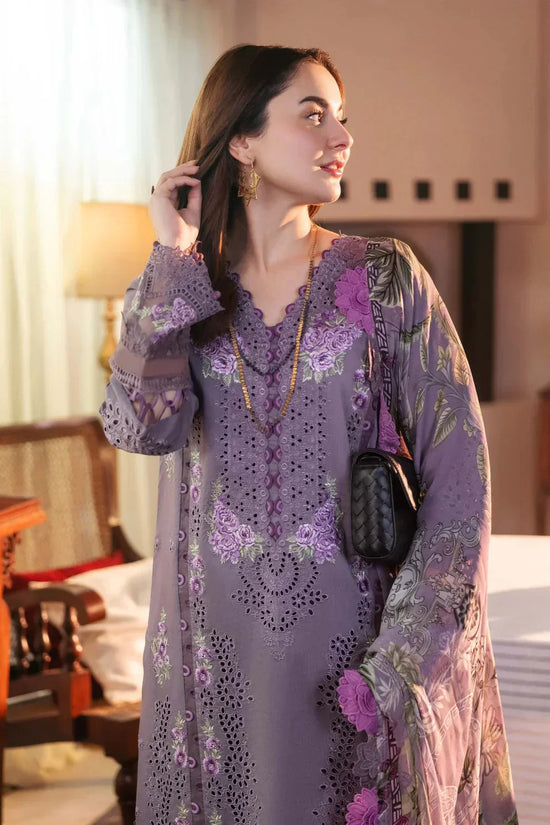 Dhanak 3PC Embroidered Shirt with Digital Printed Wool Shawl – ZC3306