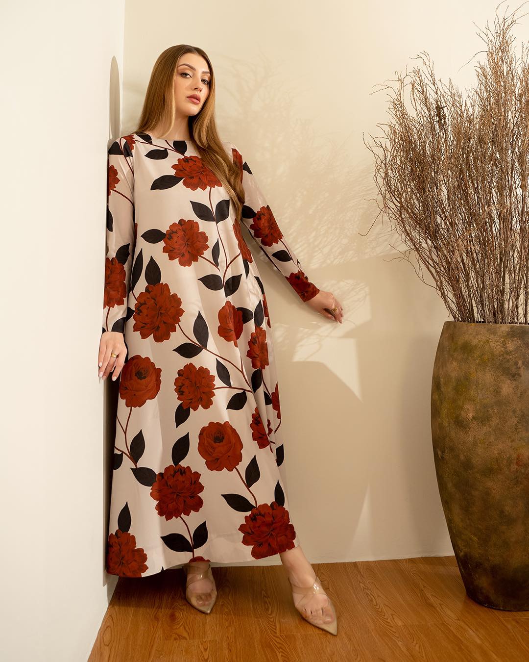 LULUSAR Luxe Silk 2PC Digital Printed Unstitched Dress – ZC856