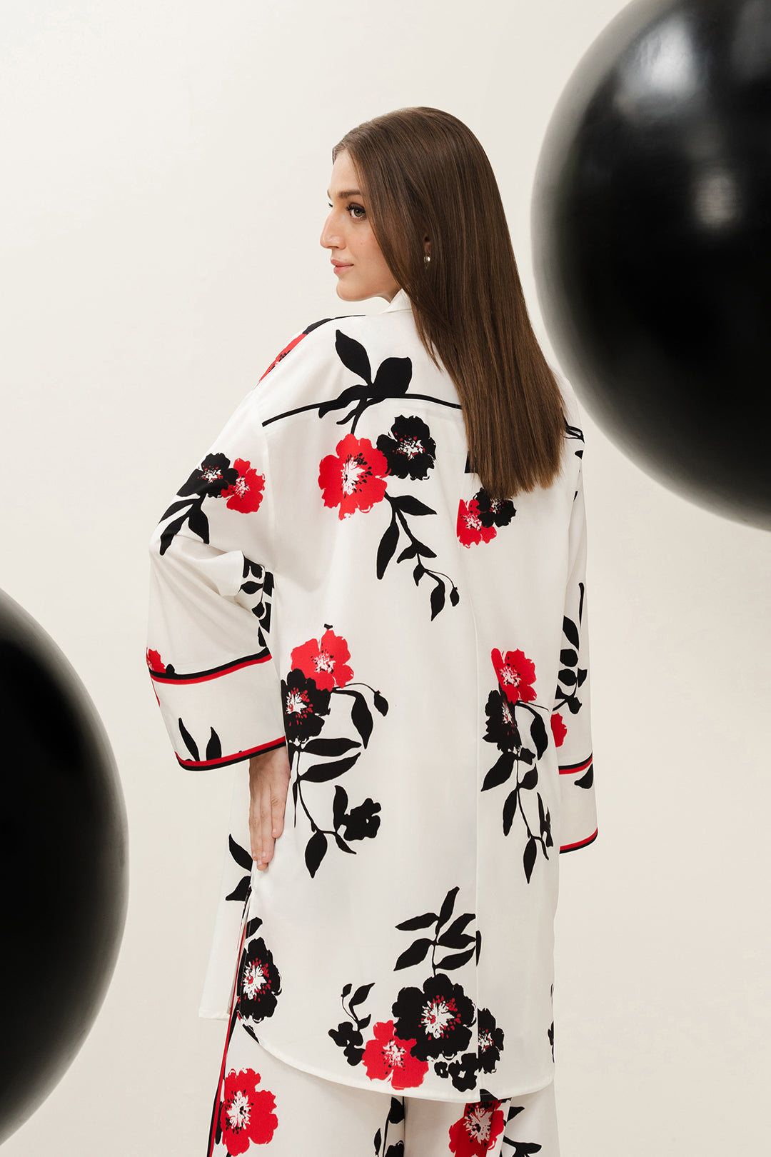 LULUSAR Luxe Silk 2PC Digital Printed Unstitched Dress – ZC858