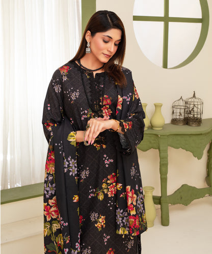 Creation Khaddar 3PC with Khaddar Printed Shirt & Trouser – ZC903