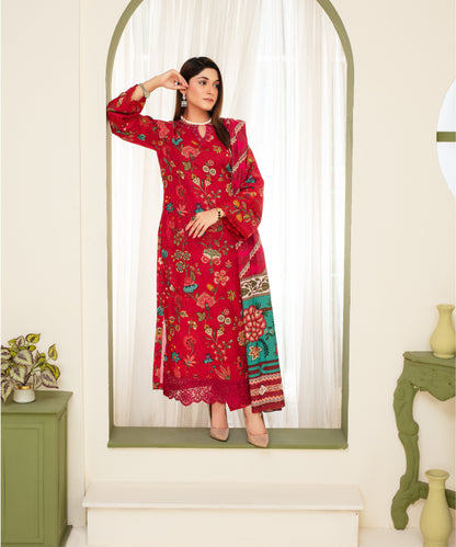 Creation Khaddar 3PC with Khaddar Printed Shirt & Trouser – ZC907
