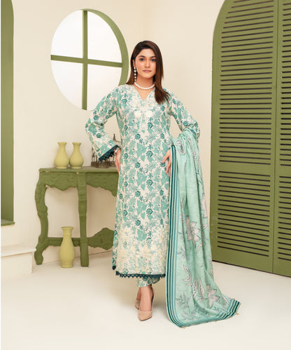 Creation Khaddar 3PC with Khaddar Printed Shirt & Trouser – ZC906