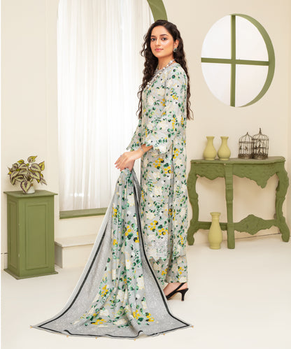 Creation Khaddar 3PC with Khaddar Printed Shirt & Trouser – ZC915