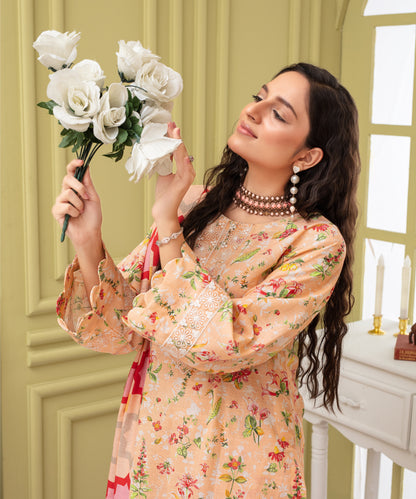 Creation Khaddar 3PC with Khaddar Printed Shirt & Trouser – ZC904