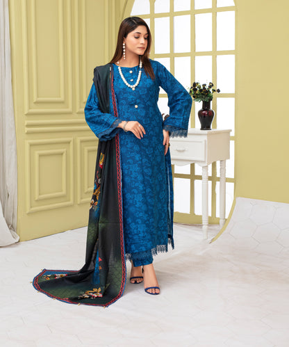 Creation Khaddar 3PC with Khaddar Printed Shirt & Trouser – ZC909