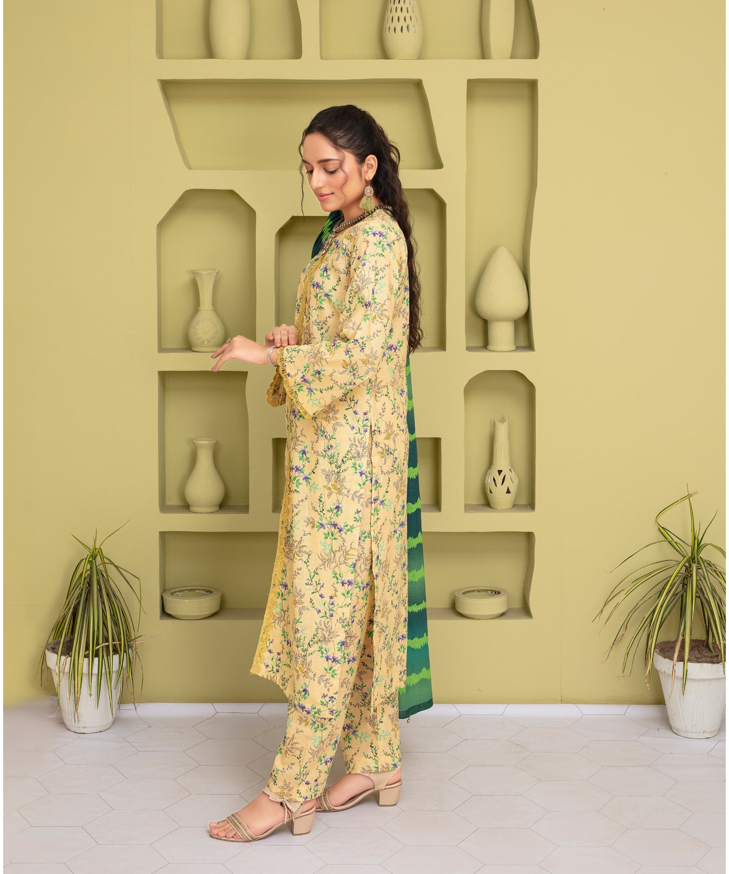 Creation Khaddar 3PC with Khaddar Printed Shirt & Trouser – ZC901