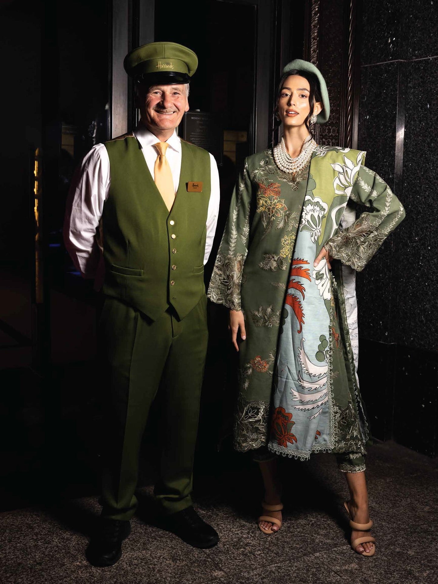 MUSHQ Dhanak 3PC Embroidered Suit with Digital Printed Wool Shawl – ZC103