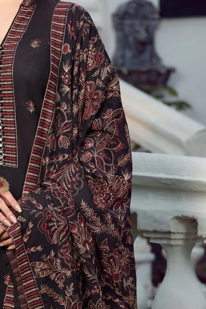 Dhanak 3PC Embroidered Shirt with Dhanak Embroidered Shawl – ZC580