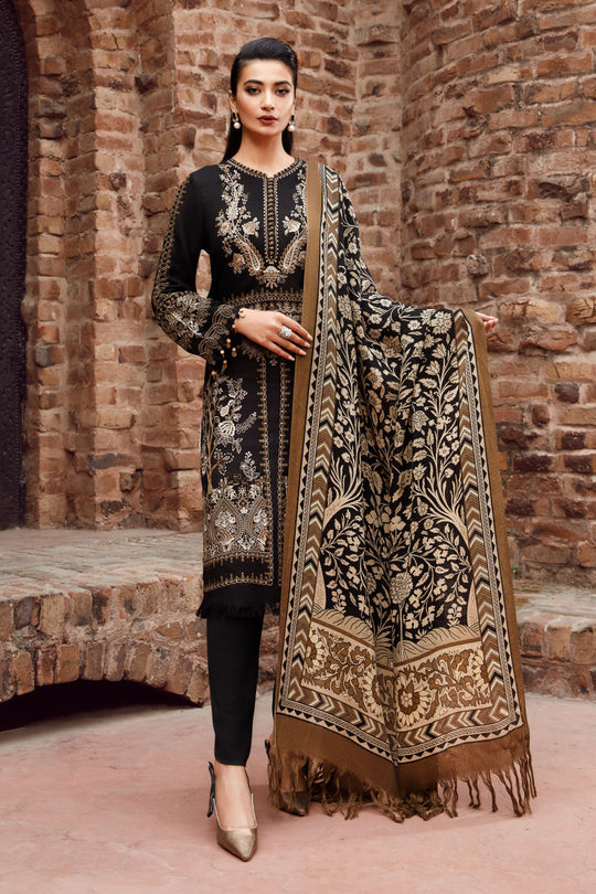 Lawn 3PC Embroidered Shirt with Digital Printed Jacquard Dupatta – ZC1171