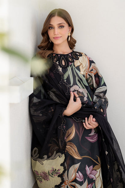 Karandi-3PC Digital Printed Shirt with Karandi Digital Printed Dupatta -1713